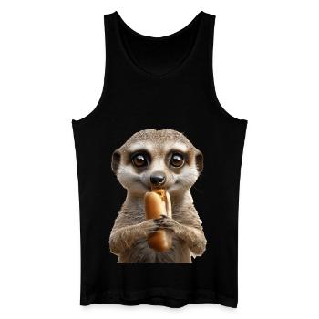Suricate - Débardeur bio Homme - noir - Devant