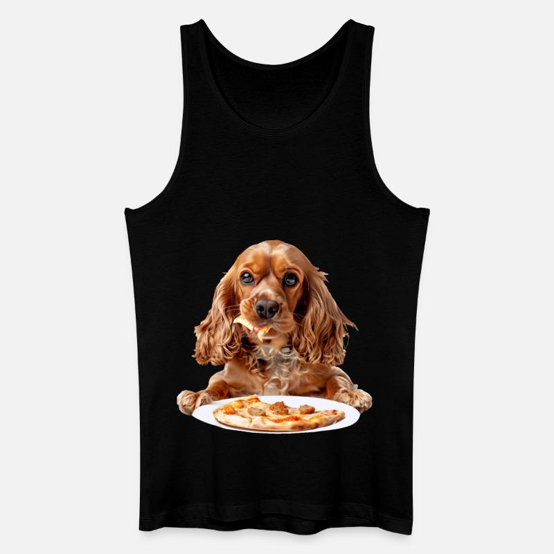 Cocker Spaniel - Männer Bio Tank Top - Schwarz