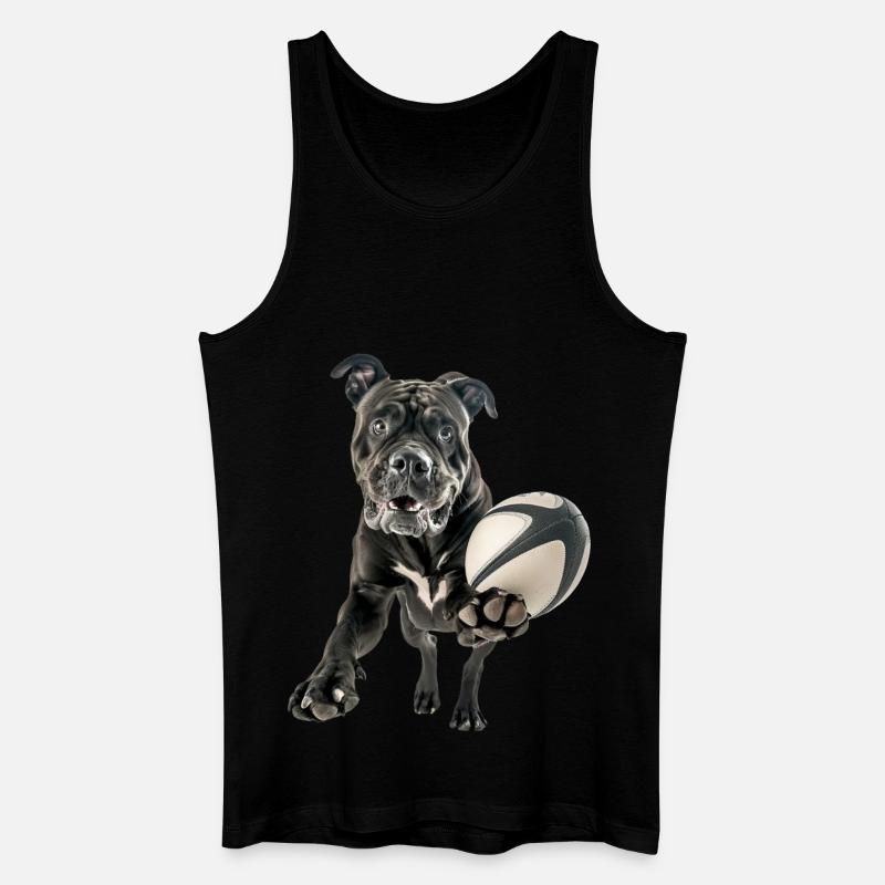 Cane Corso - Männer Bio Tank Top - Schwarz