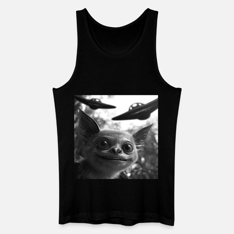 Schläger - Männer Bio Tank Top - Schwarz