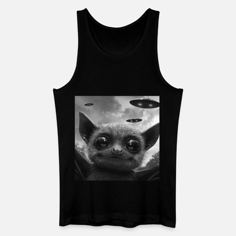 Schläger - Männer Bio Tank Top - Schwarz
