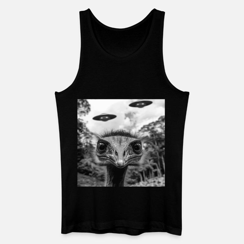 Kasuar - Männer Bio Tank Top - Schwarz
