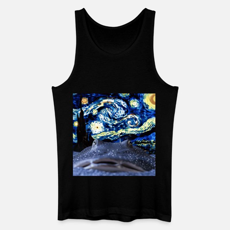 Stachelrochen - Männer Bio Tank Top - Schwarz