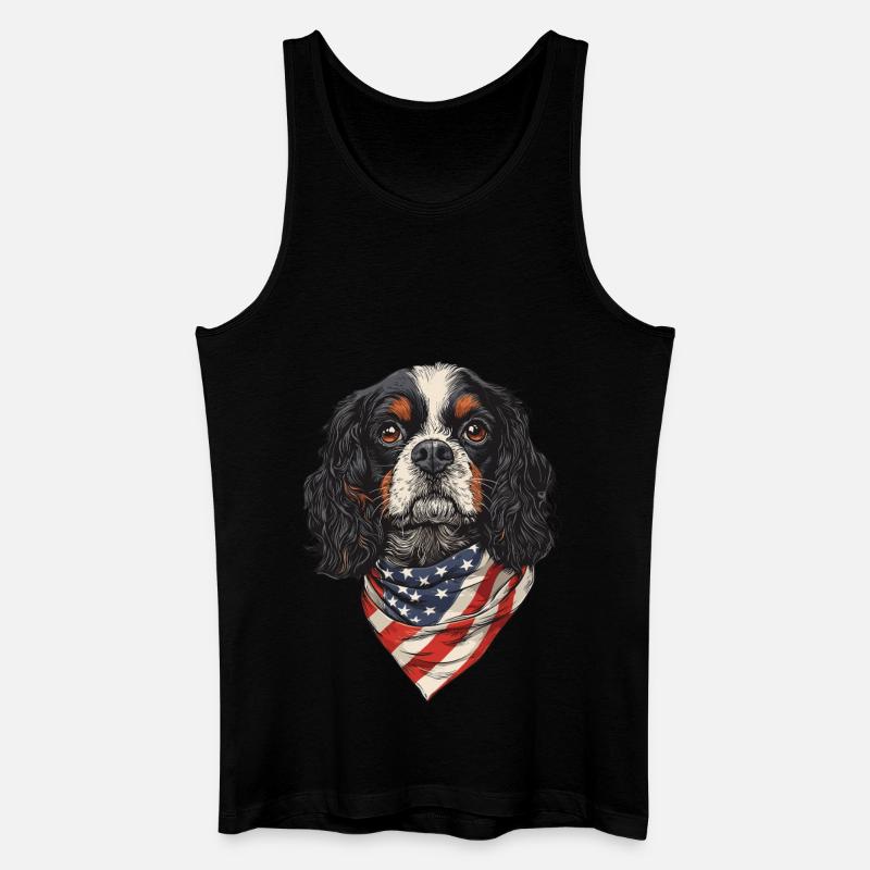 Cavalier King Charles - Männer Bio Tank Top - Schwarz