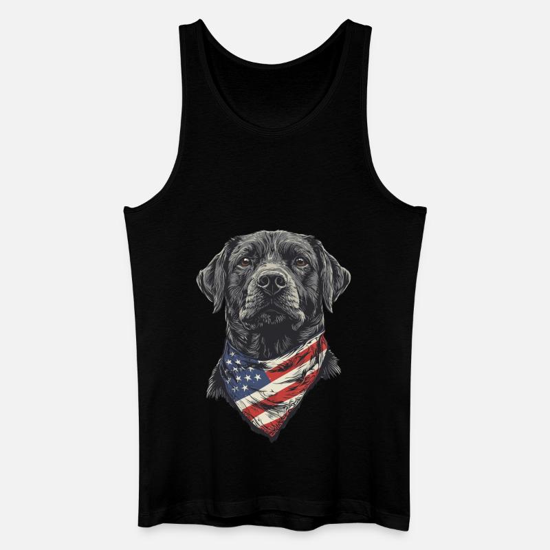Labrador Retriever - Männer Bio Tank Top - Schwarz