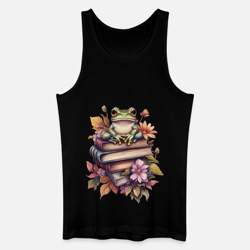 Frosch - Männer Bio Tank Top - Schwarz