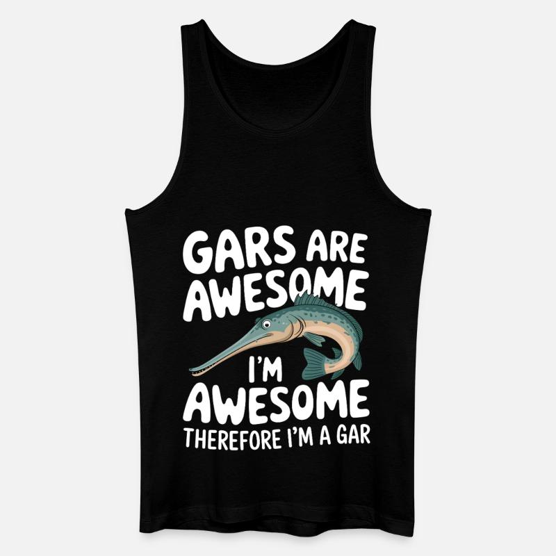 Gar - Männer Bio Tank Top - Schwarz