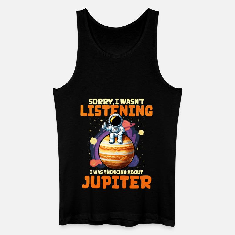 Jupiter - Männer Bio Tank Top - Schwarz