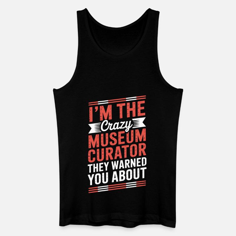 Museum - Männer Bio Tank Top - Schwarz