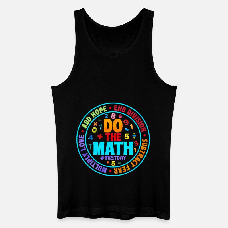 Mathe - Männer Bio Tank Top - Schwarz