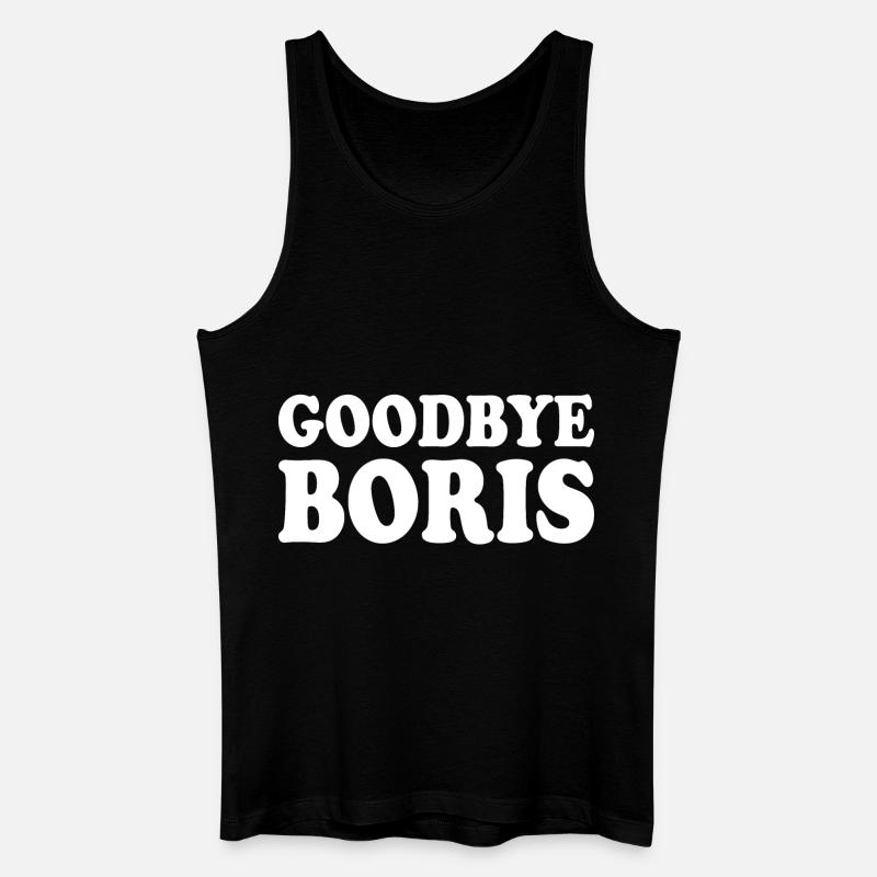 Goodbye boris - Männer Bio Tank Top - Schwarz