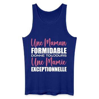 An Exceptional Granny for Grandma - Men’s Organic Tank Top - royal blue - Front