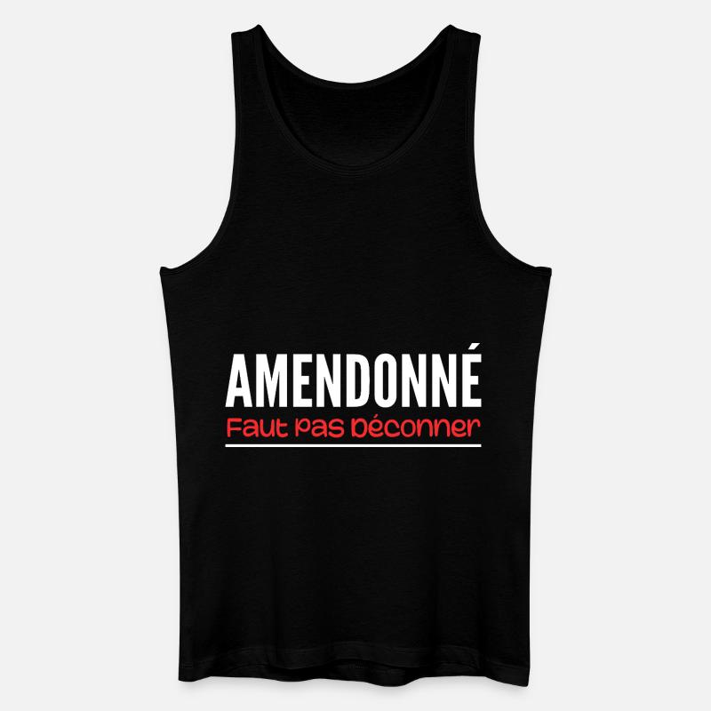 Amended, don't mess around - Men’s Organic Tank Top - black