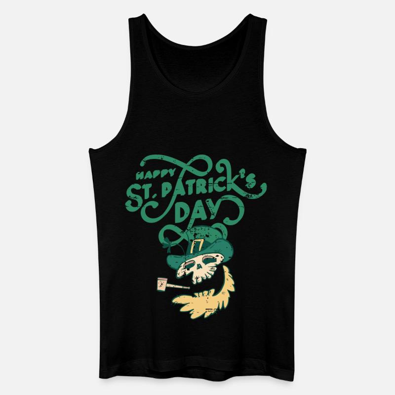 St Patricks Day, - Männer Bio Tank Top - Schwarz