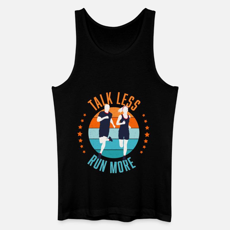 Lauf Leidenschaft - Männer Bio Tank Top - Schwarz