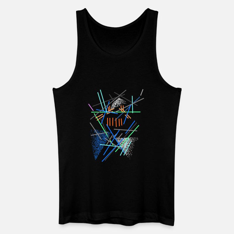Architecture Pattern - Abstract - Men’s Organic Tank Top - black