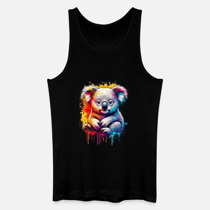Koala - Débardeur bio Homme - noir
