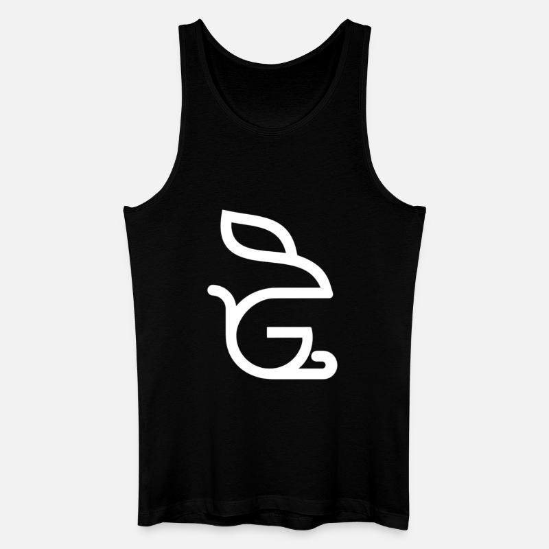 3000_Logo_Only - Männer Bio Tank Top - Schwarz