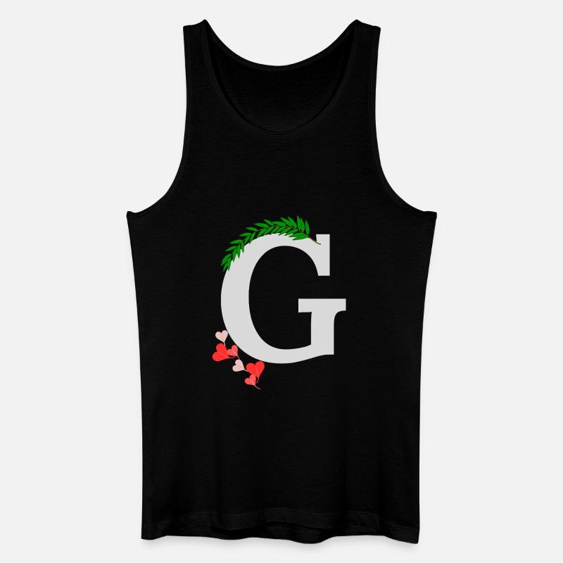 G - Männer Bio Tank Top - Schwarz