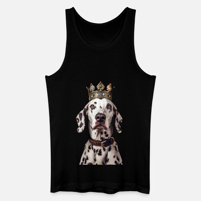 Dalmatiner - Männer Bio Tank Top - Schwarz