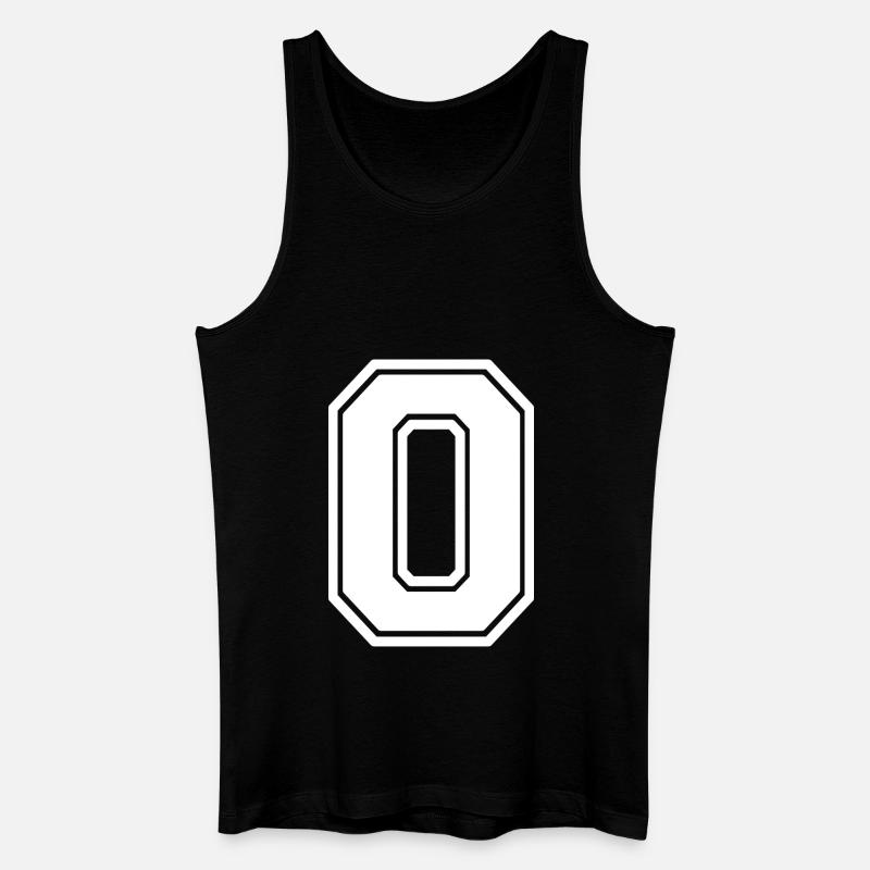 0 - Männer Bio Tank Top - Schwarz