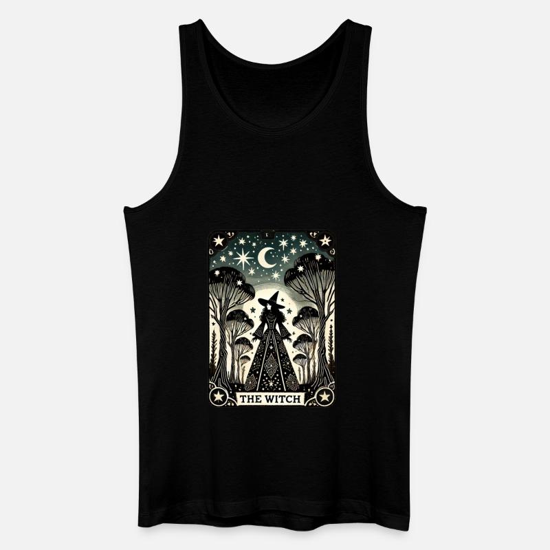 Die Hexe - Männer Bio Tank Top - Schwarz