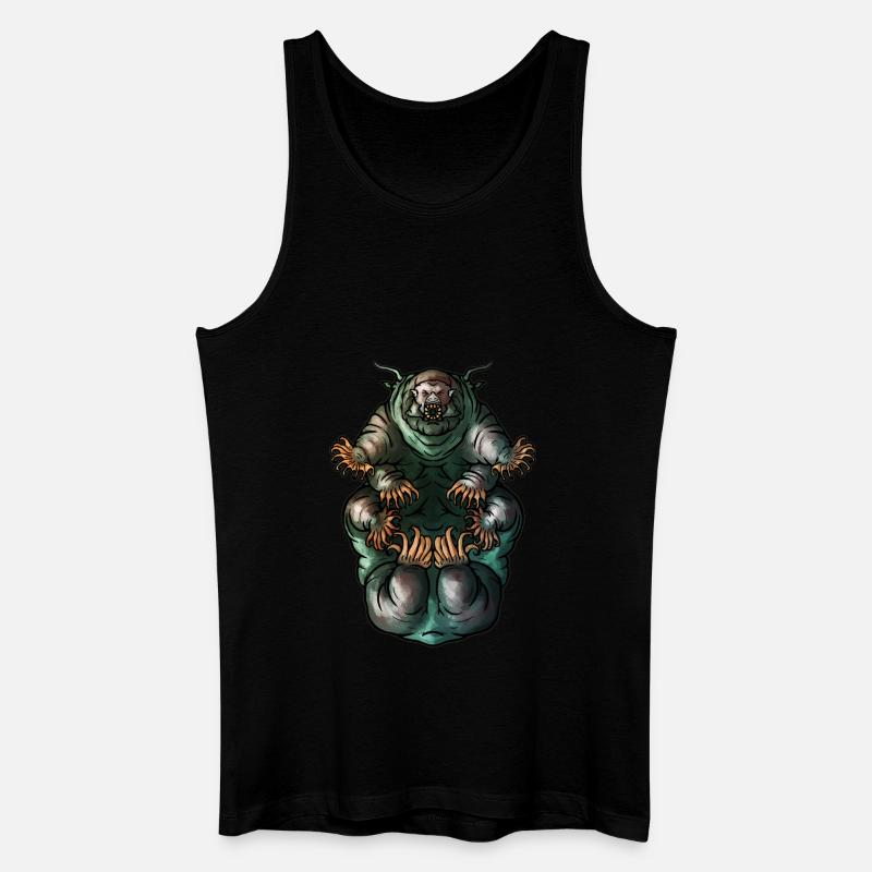 Tardigrade - Männer Bio Tank Top - Schwarz