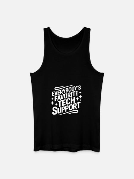 Technical Support Computer - Men’s Organic Tank Top - black