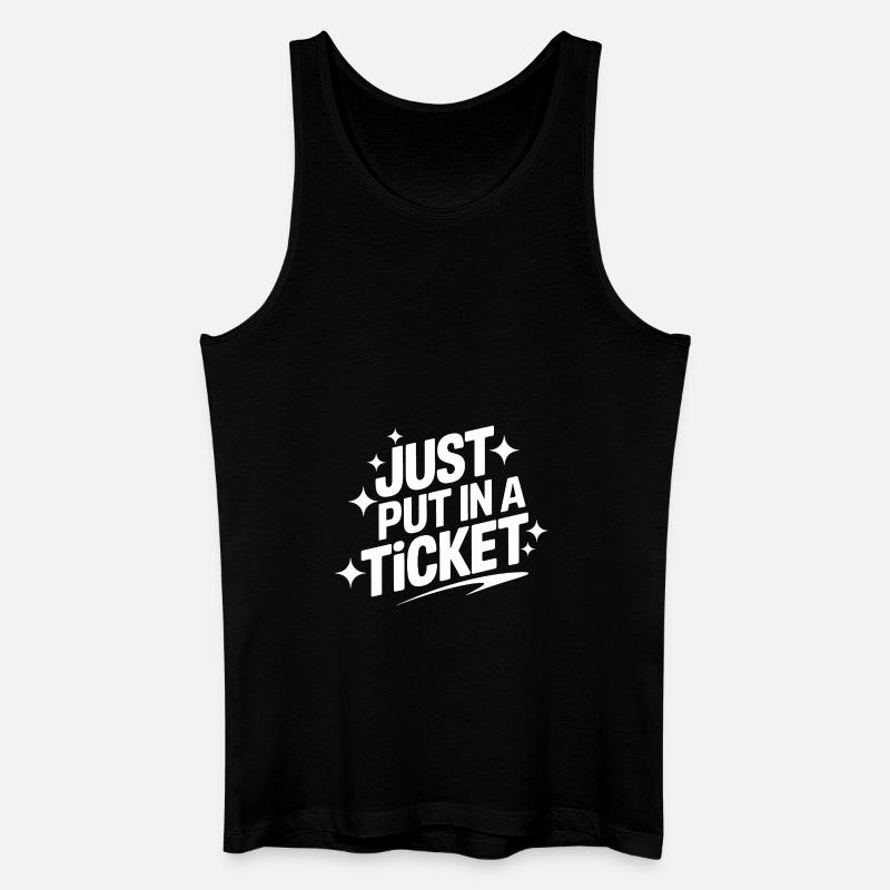 Technischer Support Computerfreak Nerd - Männer Bio Tank Top - Schwarz