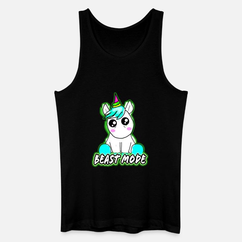 Beast mode - Männer Bio Tank Top - Schwarz