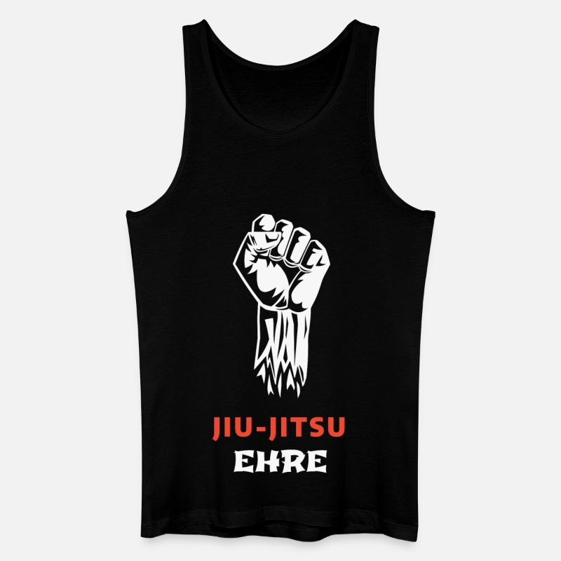 JIU-JITSU: Ehre Über Alles - Männer Bio Tank Top - Schwarz