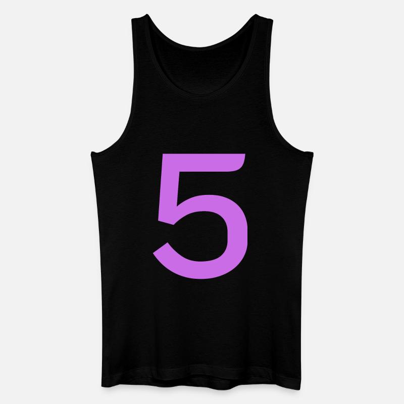 5 - Männer Bio Tank Top - Schwarz