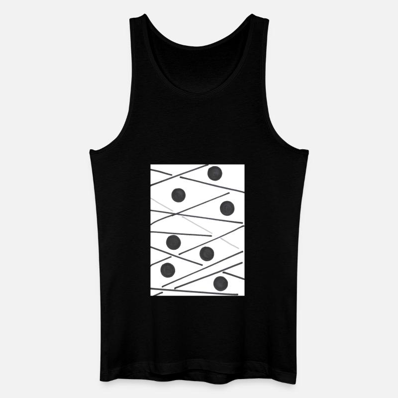 Solar - Männer Bio Tank Top - Schwarz