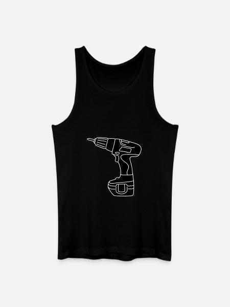 Akkuschrauber 2 - Männer Bio Tank Top - Schwarz