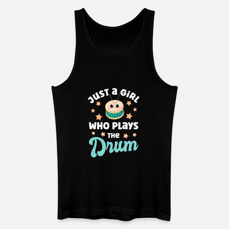 Drum Drum Player - Men’s Organic Tank Top - black