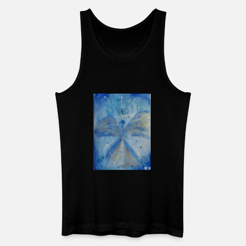 Erzengel Michael - Männer Bio Tank Top - Schwarz