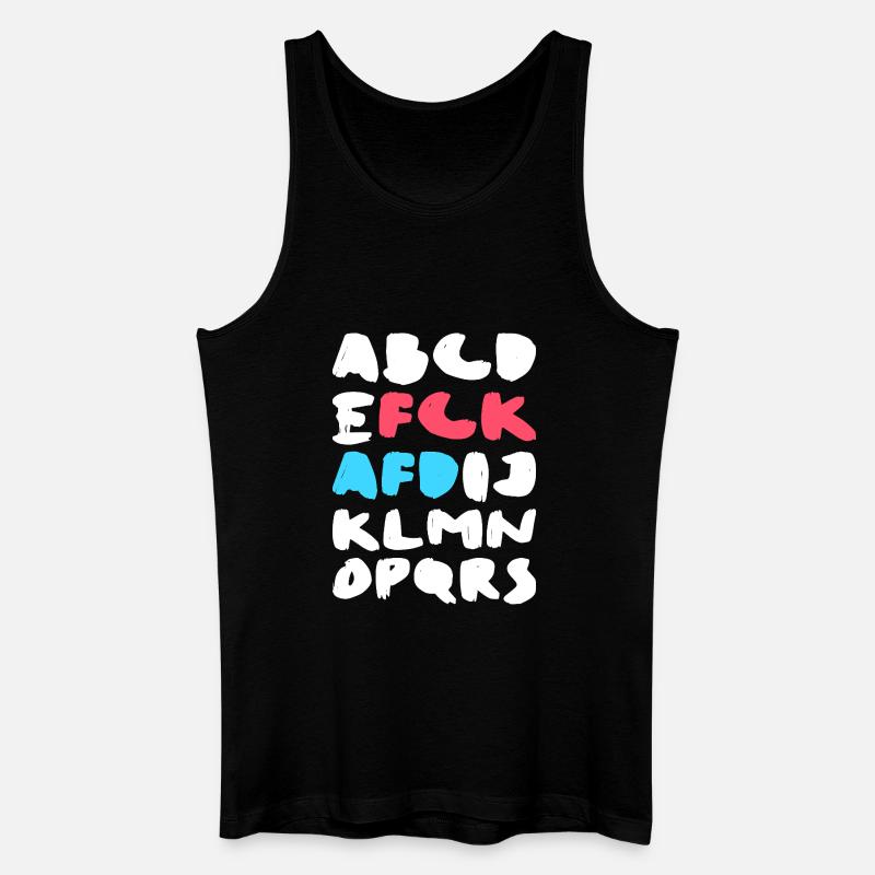 FCK AFD | Politisches Statement Design - Männer Bio Tank Top - Schwarz
