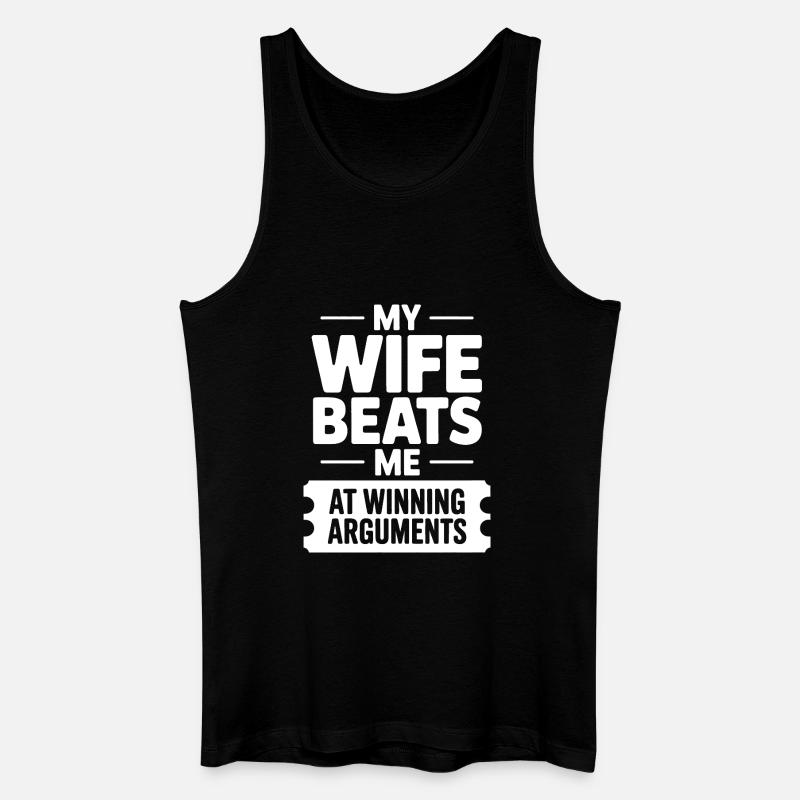 Witty Rivalry: Winning Arguments - Men’s Organic Tank Top - black