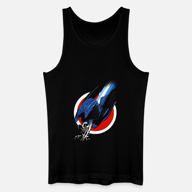 Osprey Turbo Hawk - Männer Bio Tank Top - Schwarz