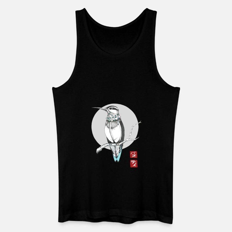 Eisvogel - Männer Bio Tank Top - Schwarz