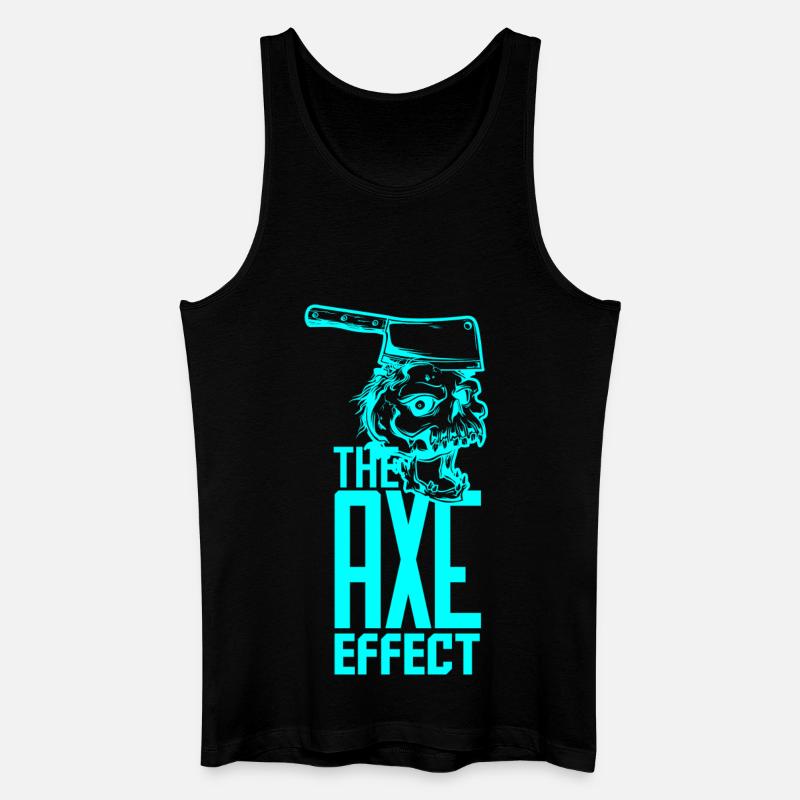 Skull - Männer Bio Tank Top - Schwarz