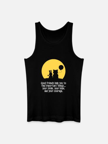 Smile, hope, courage - Men’s Organic Tank Top - black