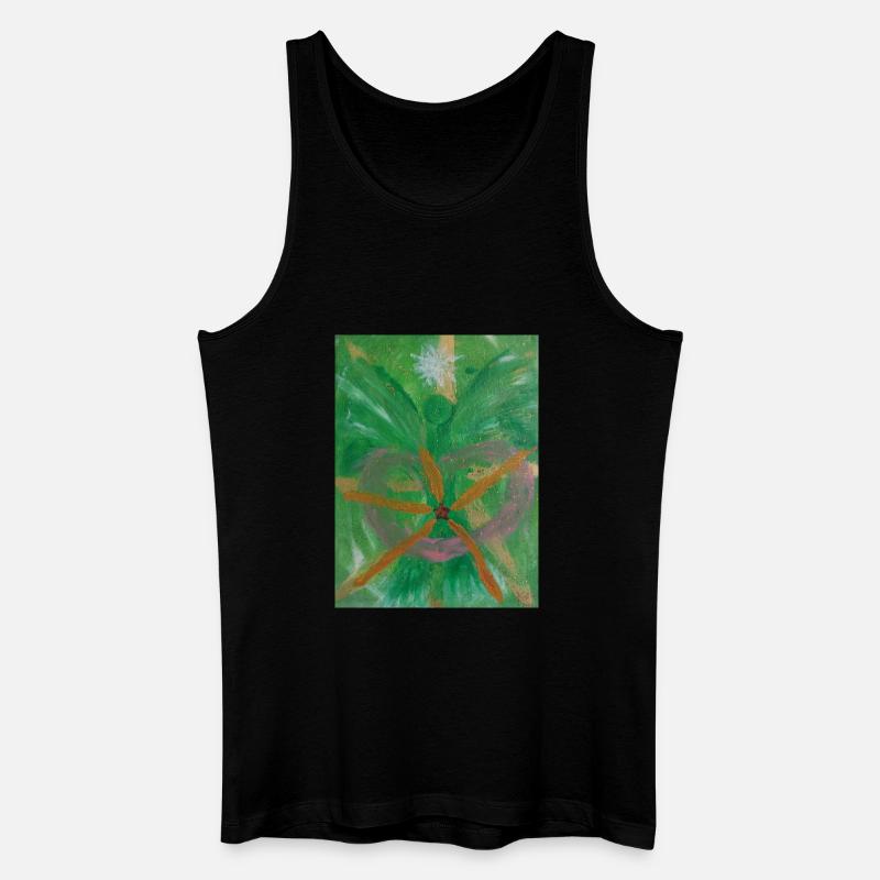 Erzengel Raphael Heilerengel - Männer Bio Tank Top - Schwarz