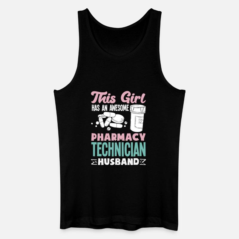 Apotheker Pharmazeutisch-technischer - Männer Bio Tank Top - Schwarz