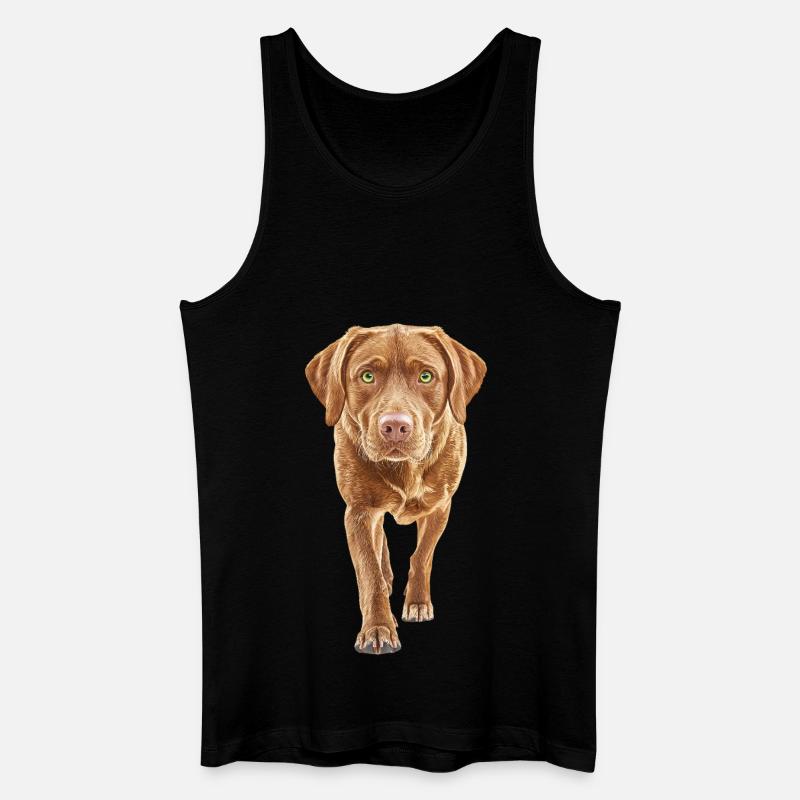 Labrador Retriever - Männer Bio Tank Top - Schwarz