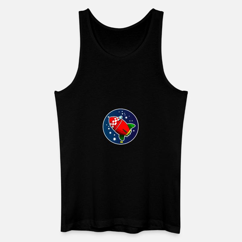 Rocket02 - Débardeur bio Homme - noir