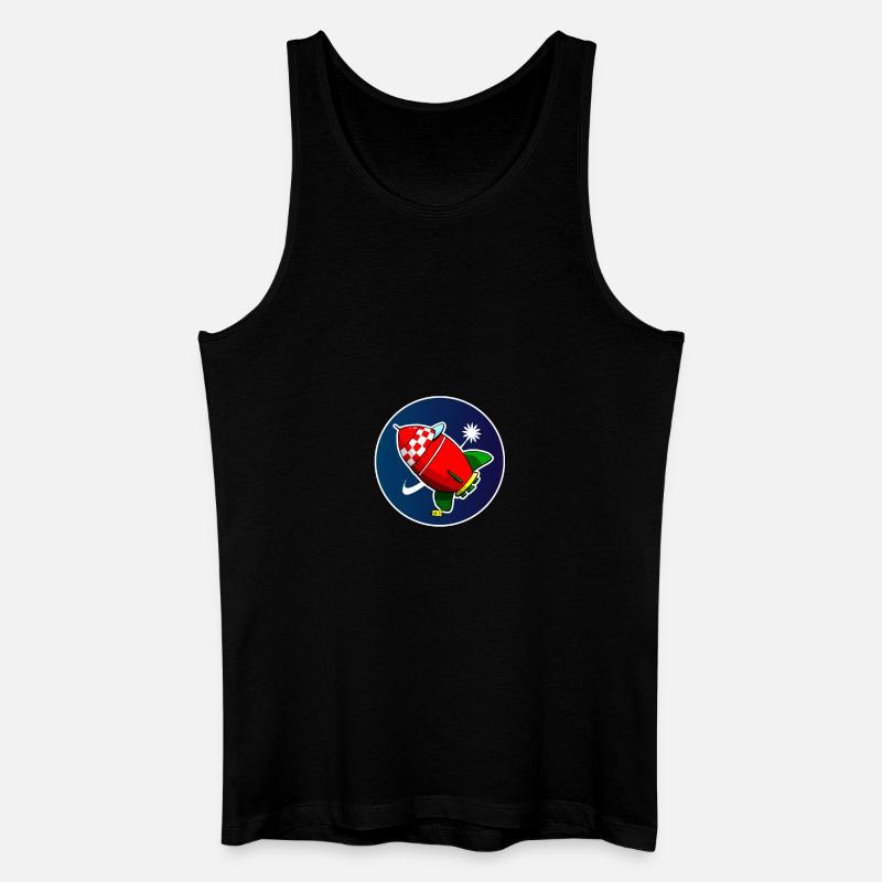 razzo01 - Männer Bio Tank Top - Schwarz