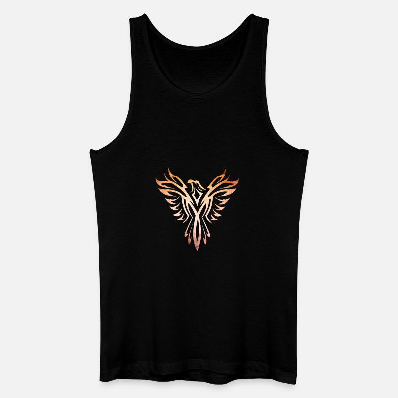Adler Phoenix - Männer Bio Tank Top - Schwarz