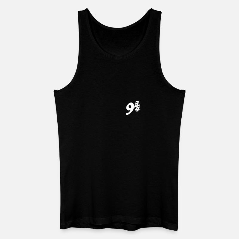 Gleis 9 3/4 - Männer Bio Tank Top - Schwarz