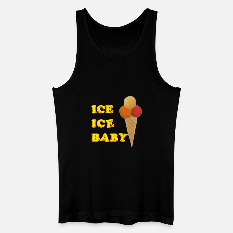 ICE CREAM - Männer Bio Tank Top - Schwarz